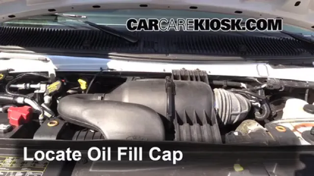 2013 Ford E-350 Super Duty XLT 5.4L V8 FlexFuel Standard Passenger Van Huile Ajouter de l'huile